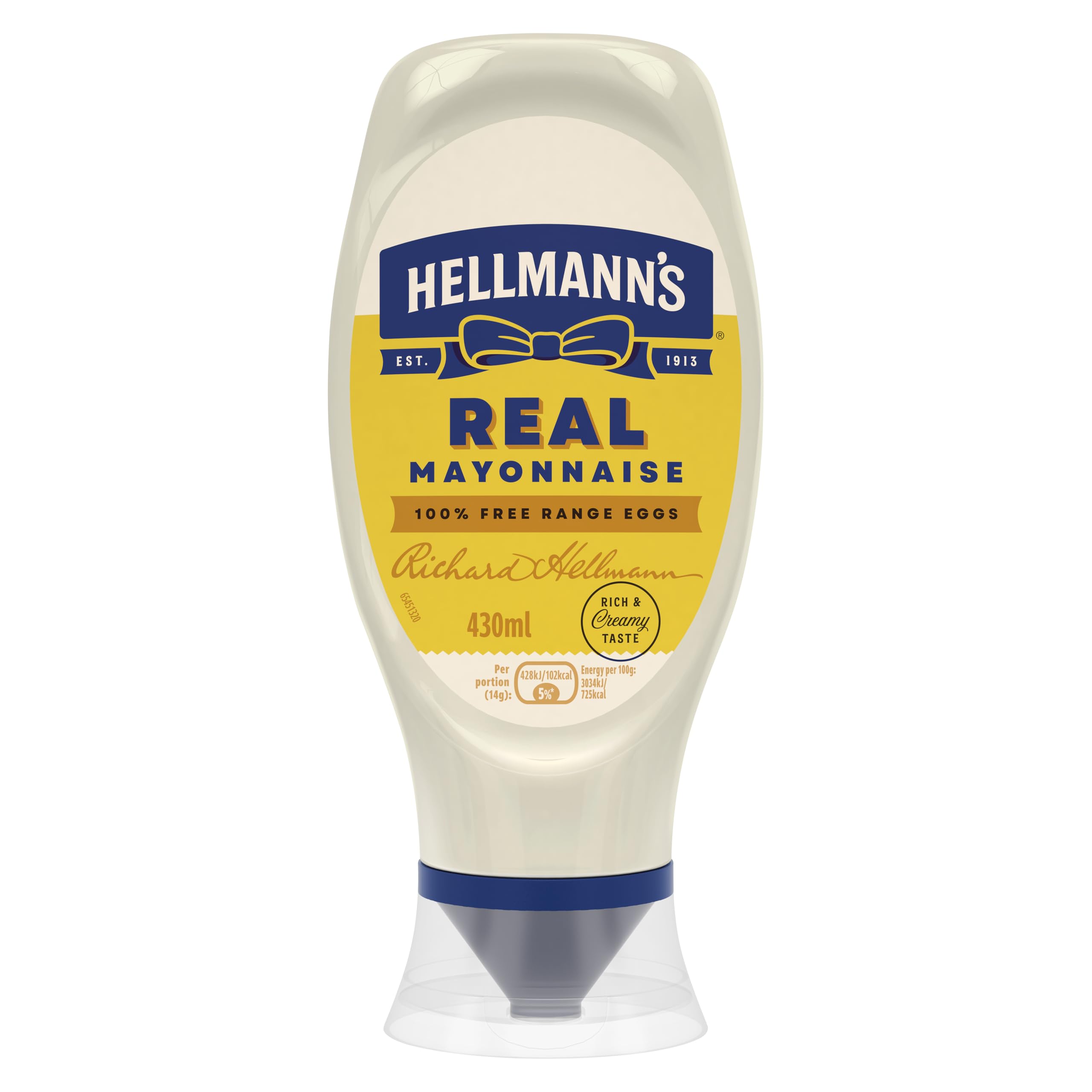 Hellmann's Real Squeezy Mayonnaise 430ml