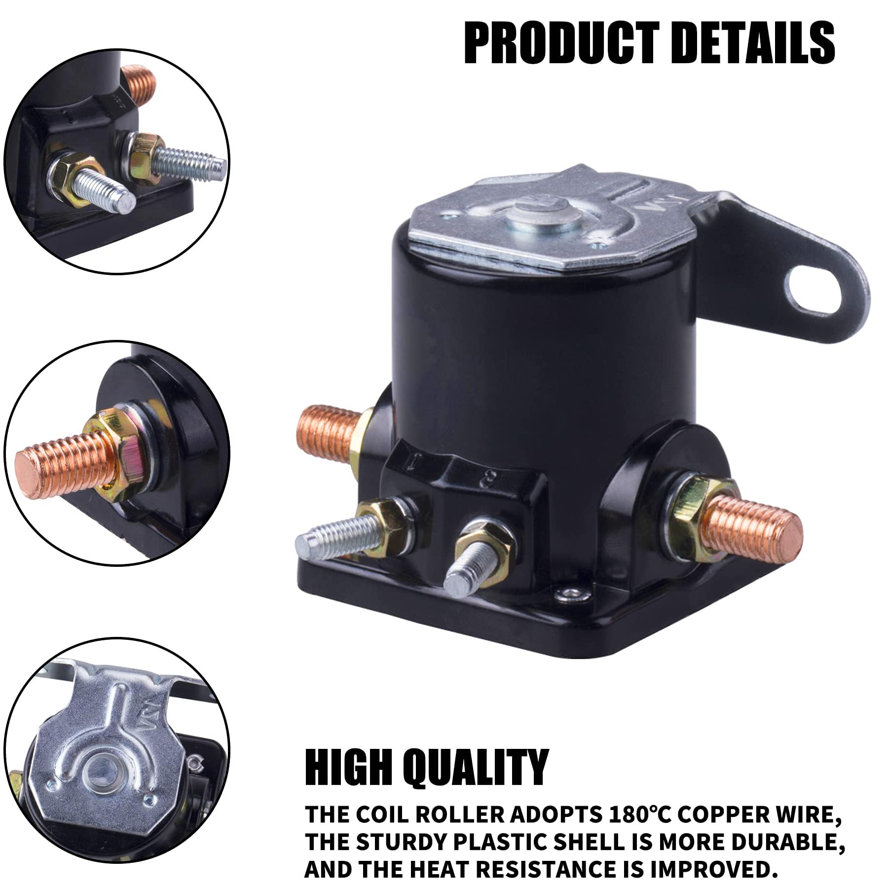 SW3 Starter Solenoid Heavy Duty 12V Starter Solenoid Relay SW3 For Ford, Jeep, Lincoln Cars & Trucks Starter Solenoid Switch - Foto 13