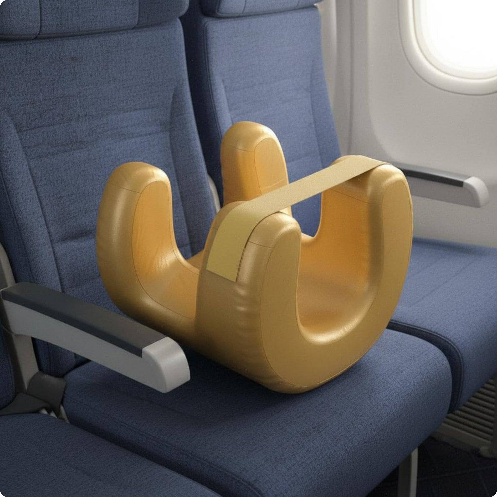 ZELPHORA Wrinkle-Reducing Pillow Zero Pressure Slow Responsive Gentle Support for Travel Gold Memory Foam-image-12