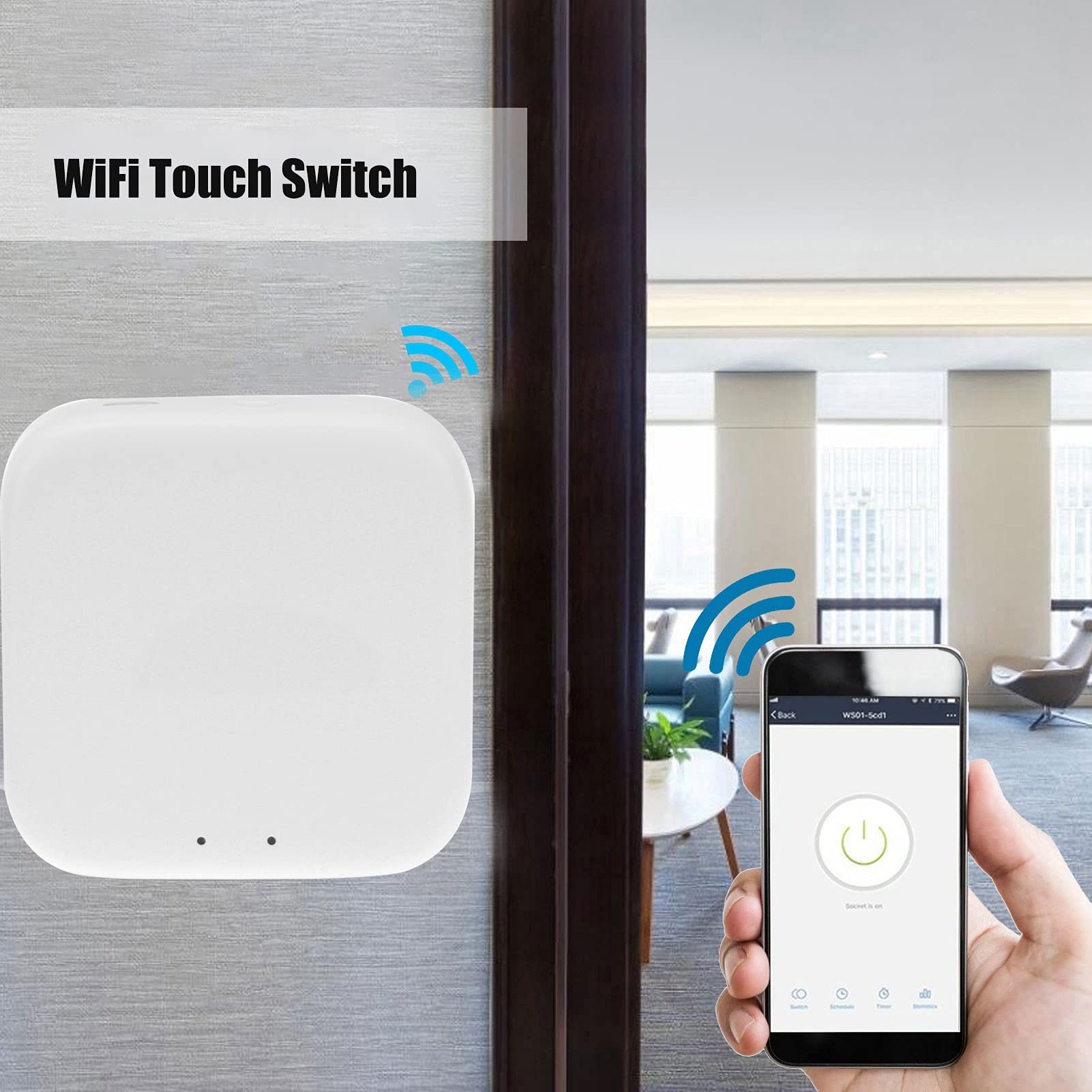 Centro central de hogar conectado |Control remoto de aplicación multifunción para dispositivos Zigbee |Funciona con Tuya/Siri/Asistente |Diseño compacto, fácil configuración