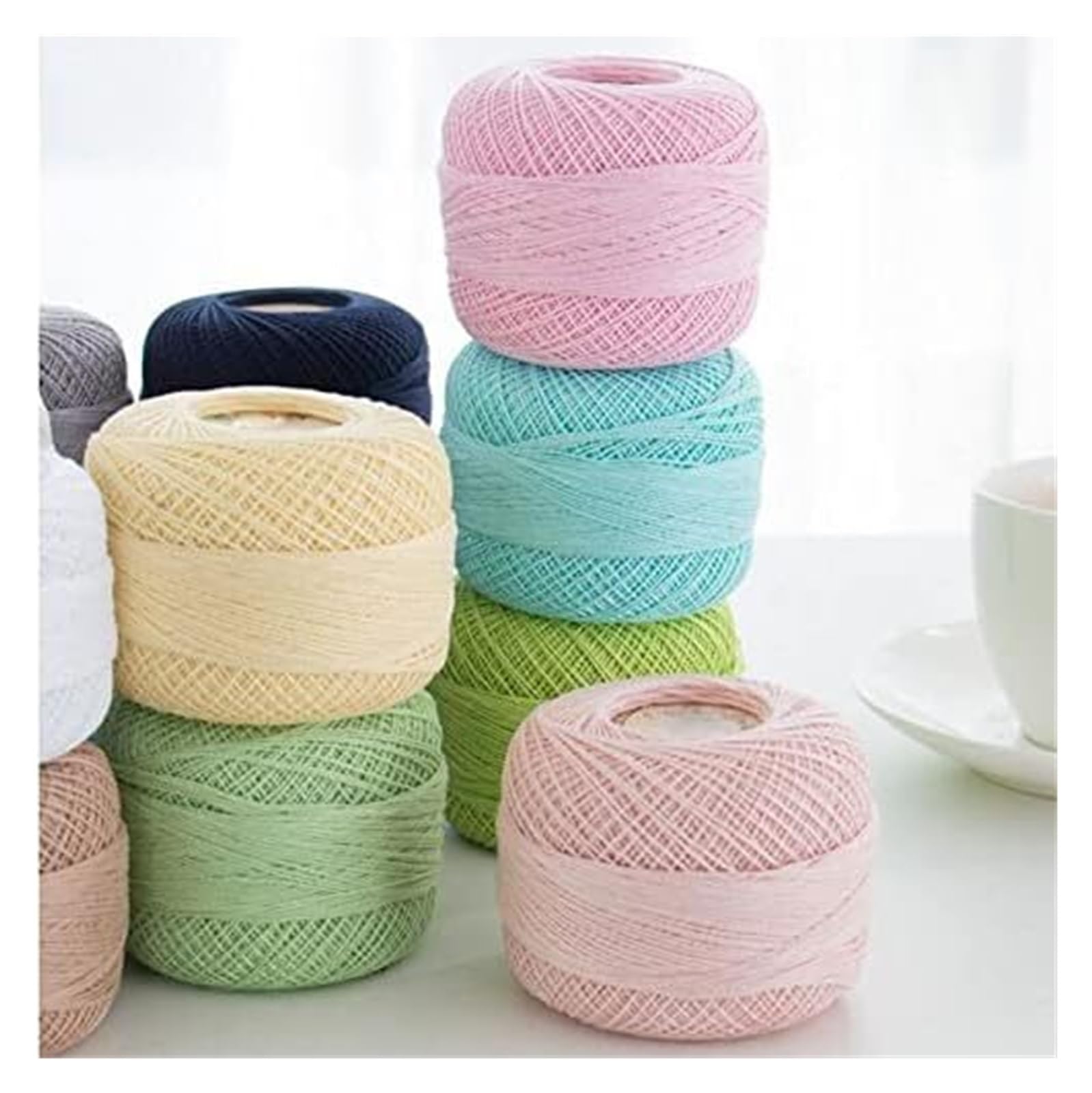 Fil chenille épais, Cordon de soie tricoté, fil fin, tricot, crochet, à coudre peigné(23)