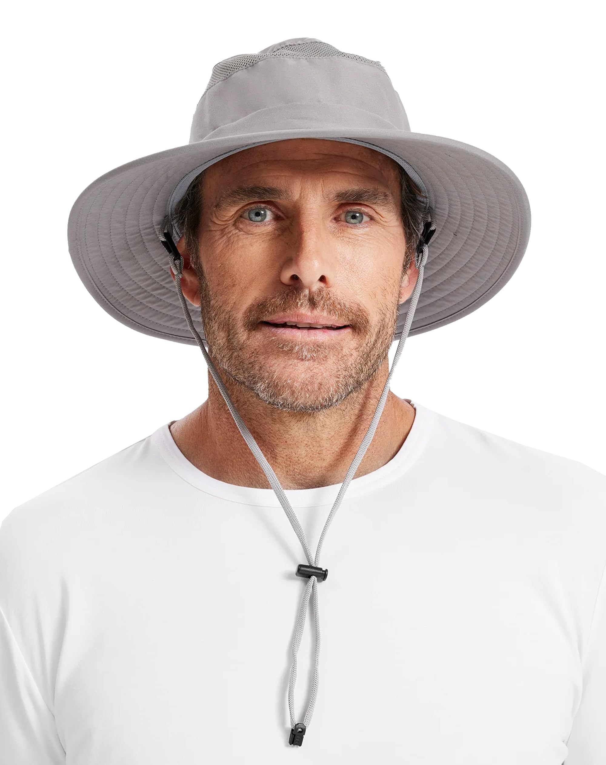 Solbari Everyday Broad Brim Sun Hat with Pocket UPF50+ Uv Protection, Sun Protective Hat