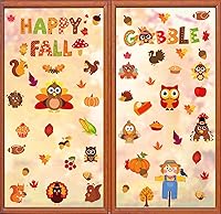 Vista 6 de Decoraciones de conejito para ventana, 9 hojas reutilizables estáticas para ventana, huevos de conejo de Pascua, calcomanías de doble cara