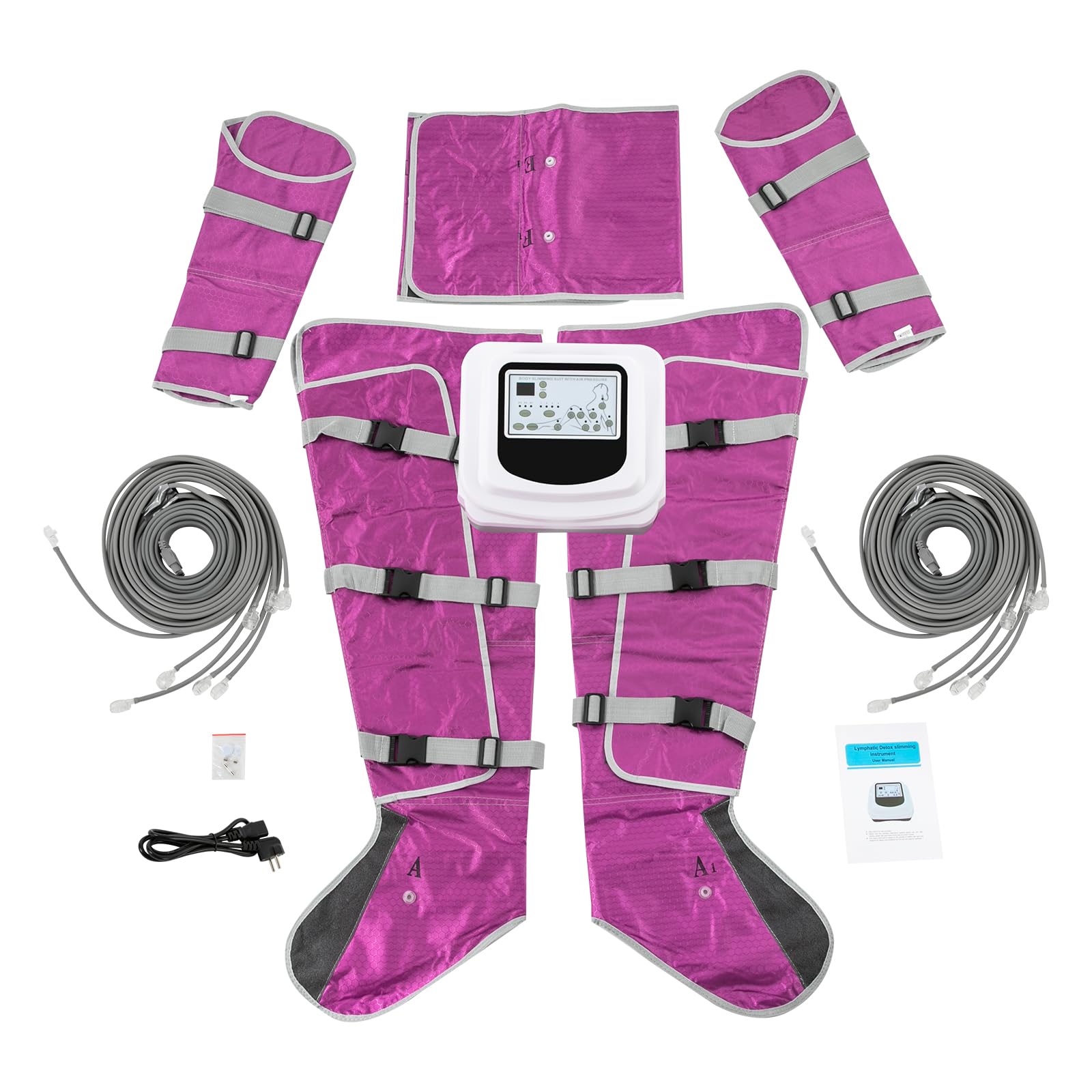7 in 1 Pressotherapy Maschine Gewichtsverlust Air Pressure Therapy Detox Maschine Gewichtsverlust Lymphdrainage Massagegeräte Körperformung