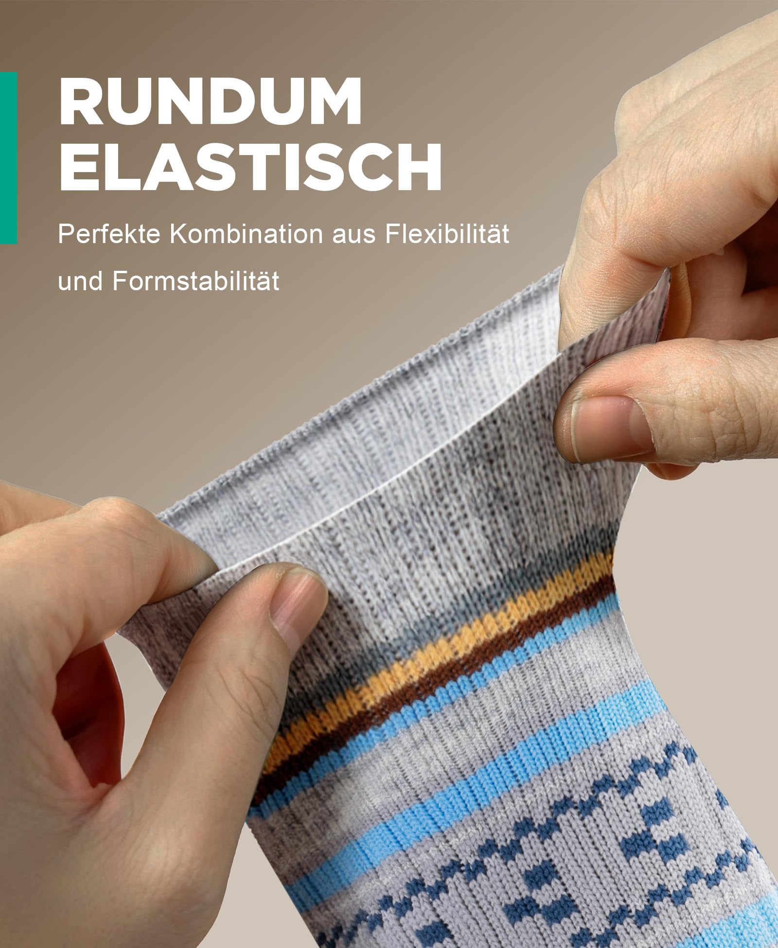 TANSTC Merino Wandersocken Socken Herren Damen Dicke Thermosocken Wintersocken Professionell Winter Arbeitssocken Anti-Blasen & Gepolstert Wollsocken, 3 Paar