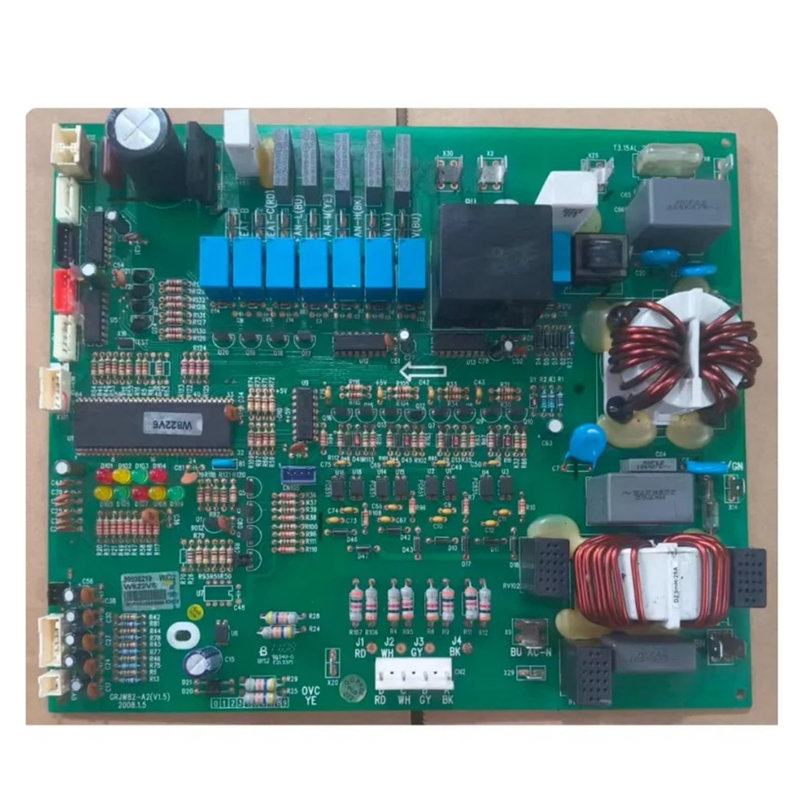 Air Conditioner Parts，Compatible For Gree，Air Conditioner 30038219 Mainboard W822 Control Board Computer Board GRJW82-A2(MOTHER BOARD)