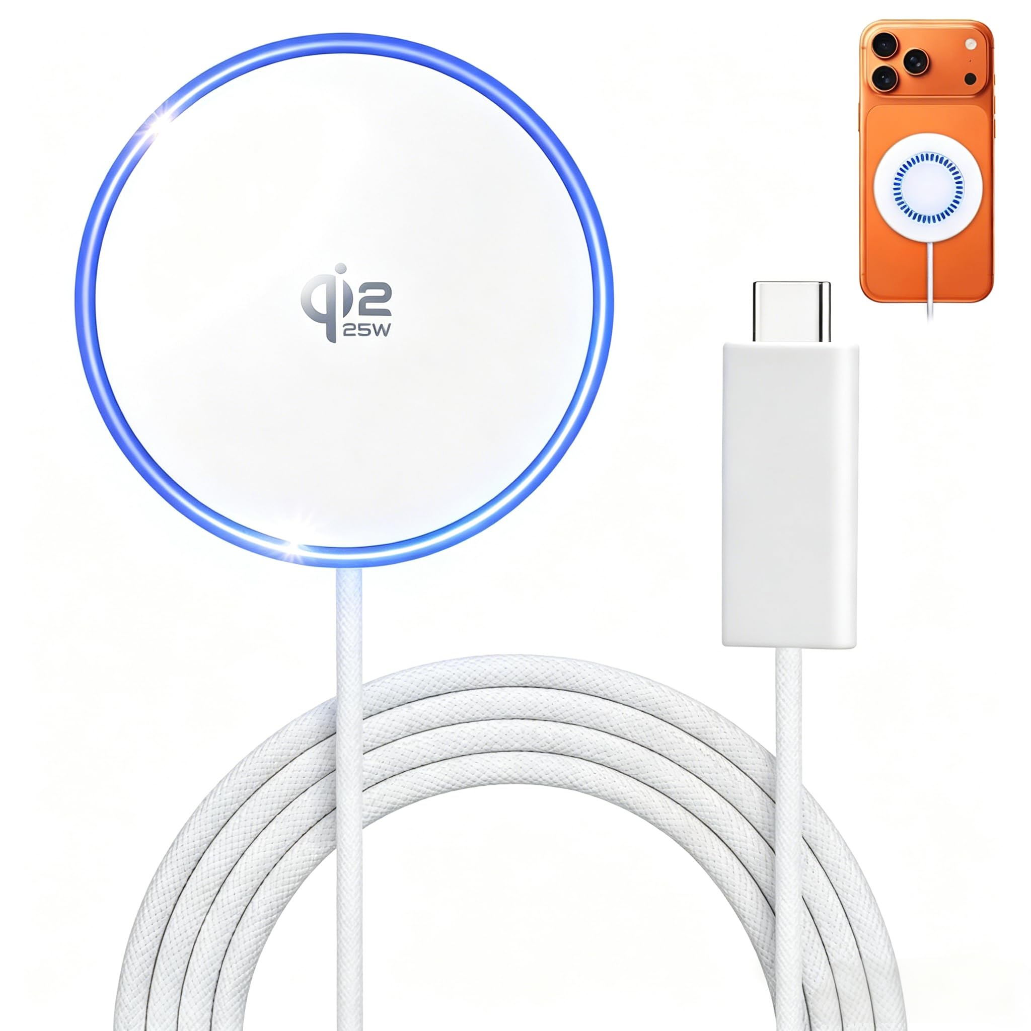 FEEKI ワイヤレス充電器 25W Qi2認証 MagSafe充電器 マグネッ…
