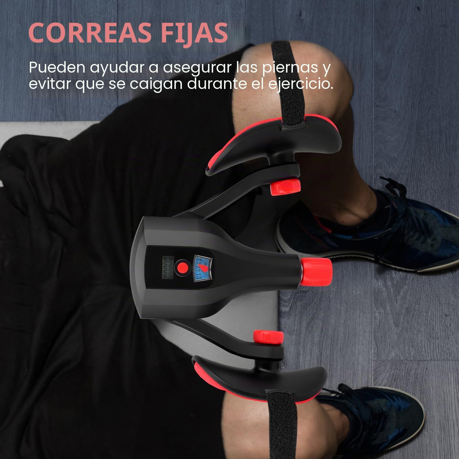 Entrenador de Muslos , Ejercitador Interno del Muslo 0-132 LB, Entrenador Muscular Pélvico con Medidor, Aparato de Culturismo Glúteo, Entrenador de Fitness para los Muslos de Glúteos