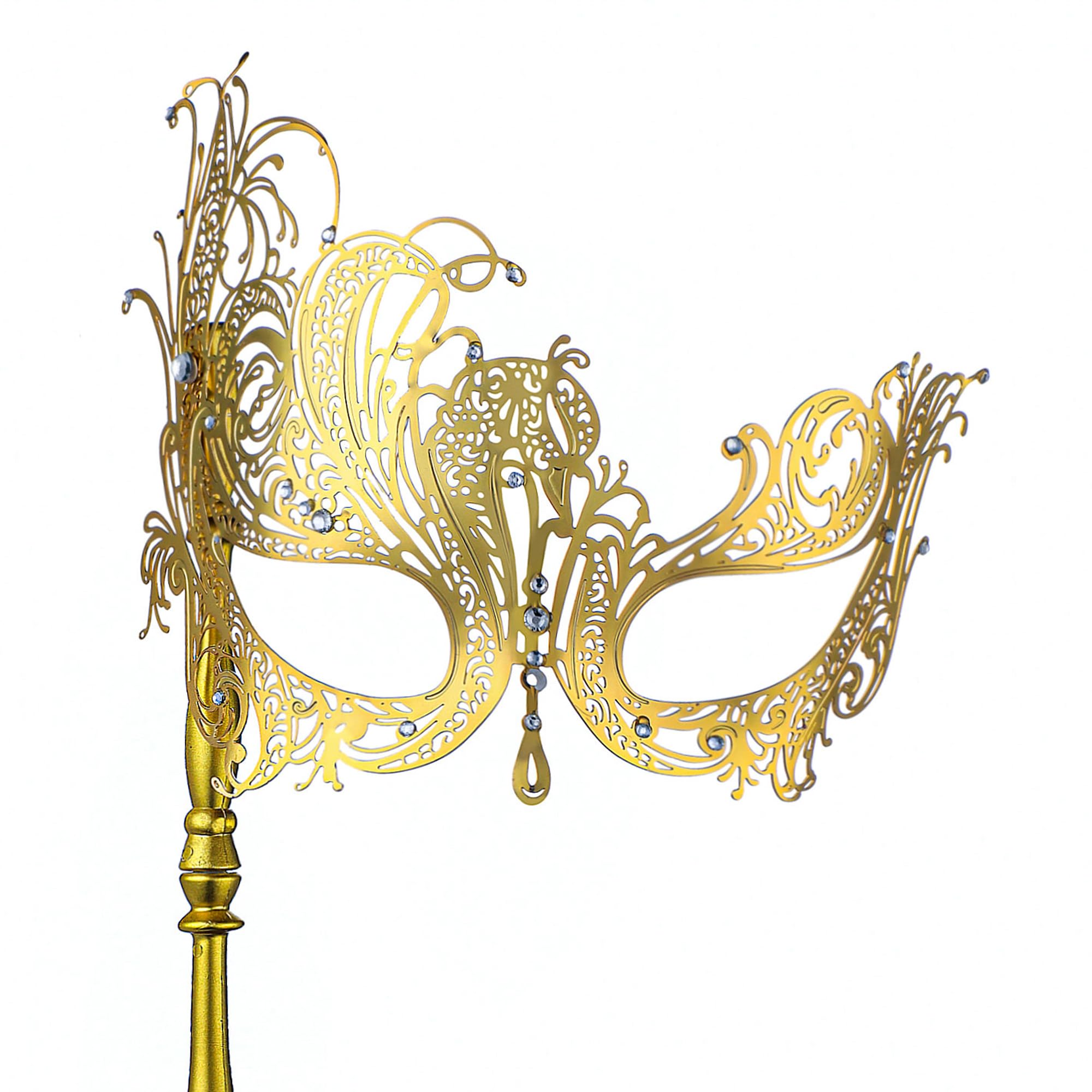 YU FENG Venetian Masquerade Mask for Women Couples Besties-Prom,Balls,Mardi Gras,Halloween and Parties Costume Mask