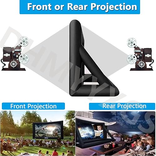 Miniatura 5 de Large Blow up Screens Projection,Inflatable Movie Projector Screen, Indoor Outdoor Projector Screen,for Front and Rear Projection Home Theater