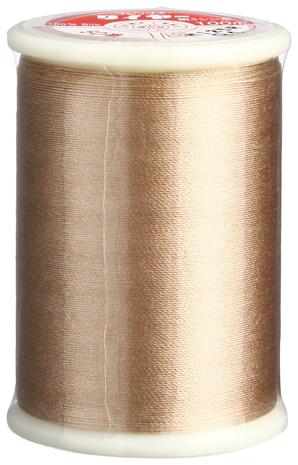 Superior Threads Tire Silk #50 3-Ply 50-Weight High Sheen Silk Embroidery Quilting Sewing Thread - 109 Yard Spool (#094 Soft Hazel)