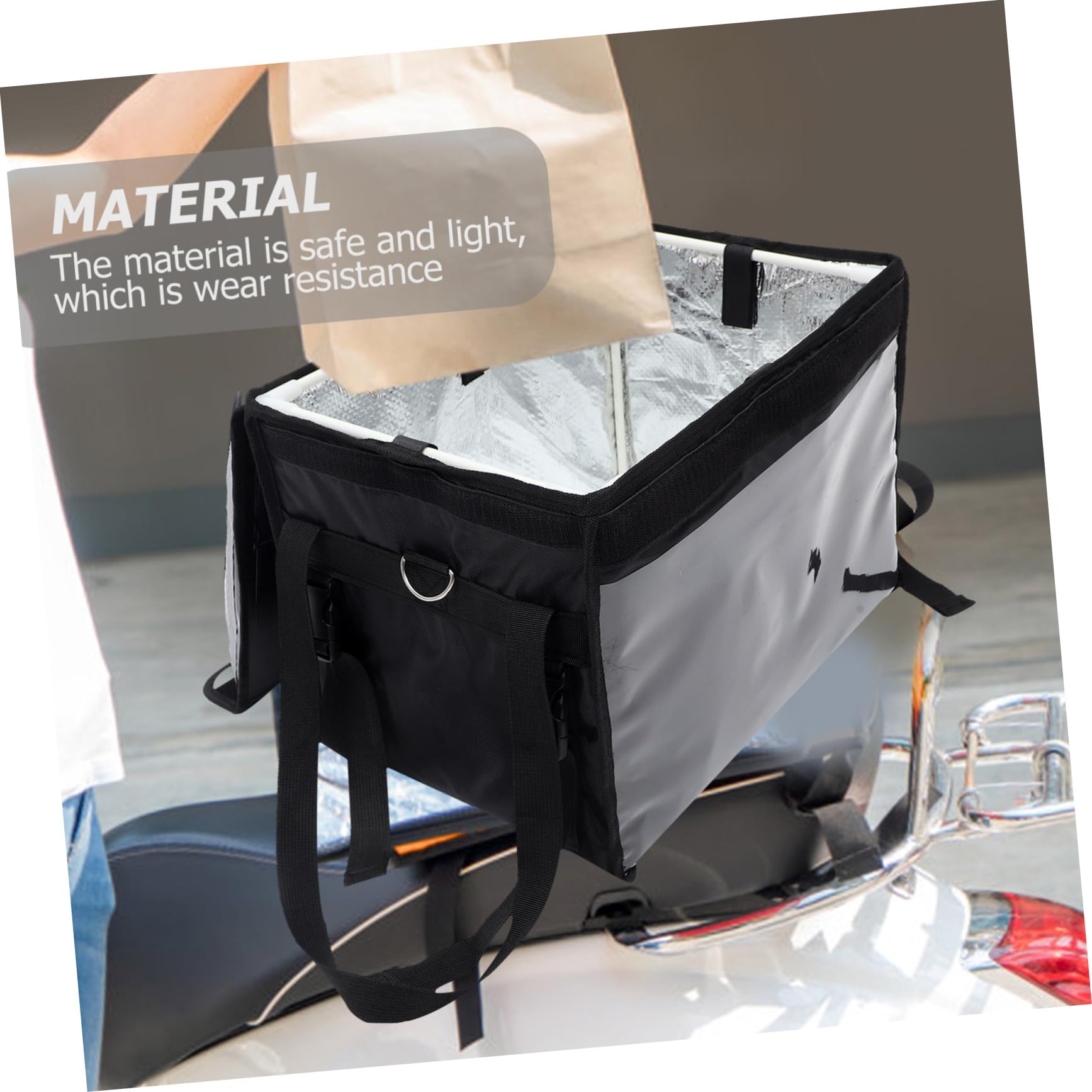 Isolierbox 32l aus Nylon für Mitnehmen, Wasserabweisend Tragbar