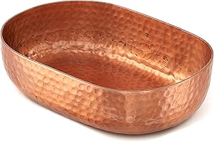 American Metalcraft ABHC69 Hammered Copper Entree Serving Bowl