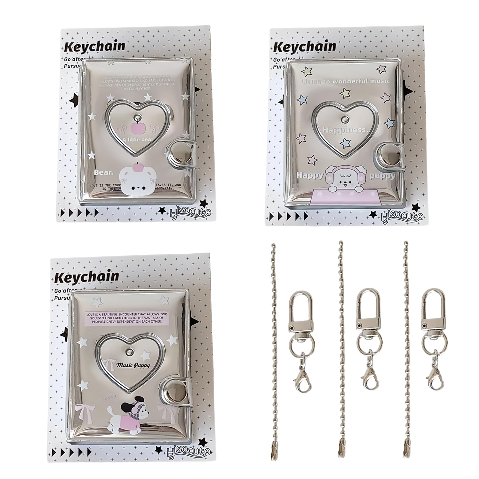 Soporte para tarjetas de fotos de 2 pulgadas para colgar en la mochila