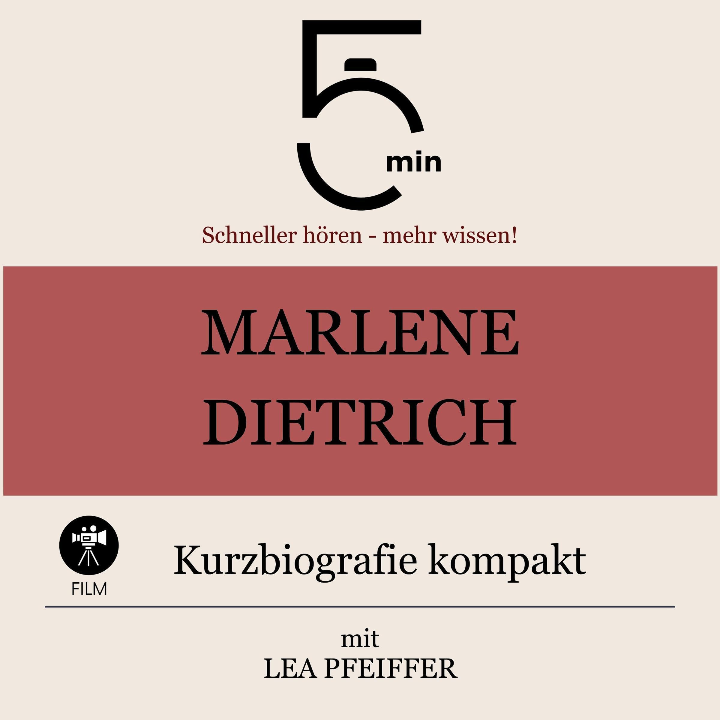Cover art for Marlene Dietrich - Kurzbiografie kompakt