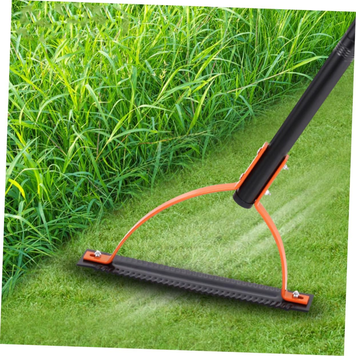 Toyvian 1.2m Manual Grass Whip Double-Edged Blades Weed Cutter for Garden Landscape
