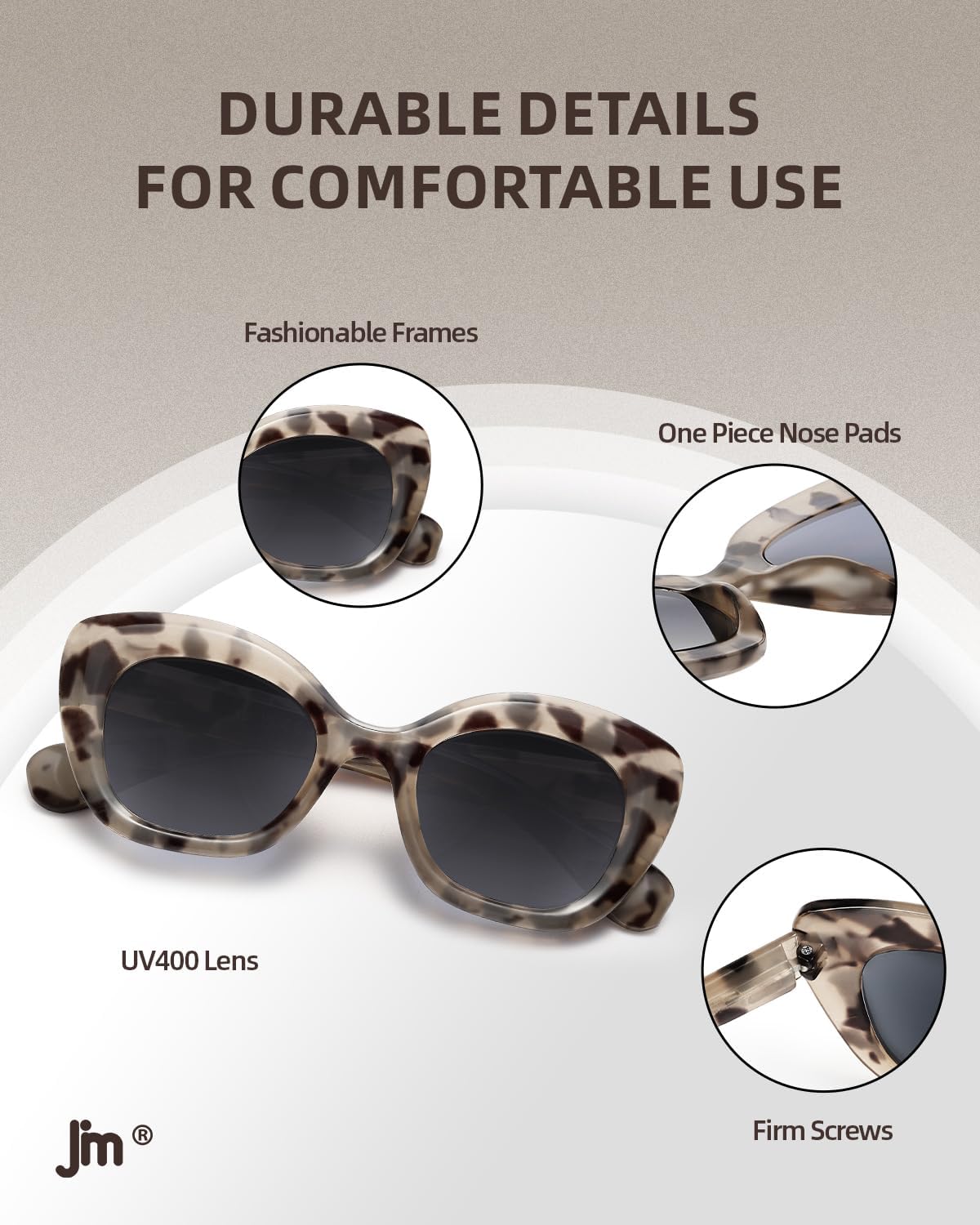 JM Gafas de Lectura Mujer con Bisagra de Muelle, Gafas Luz Azul Ojos de Gato