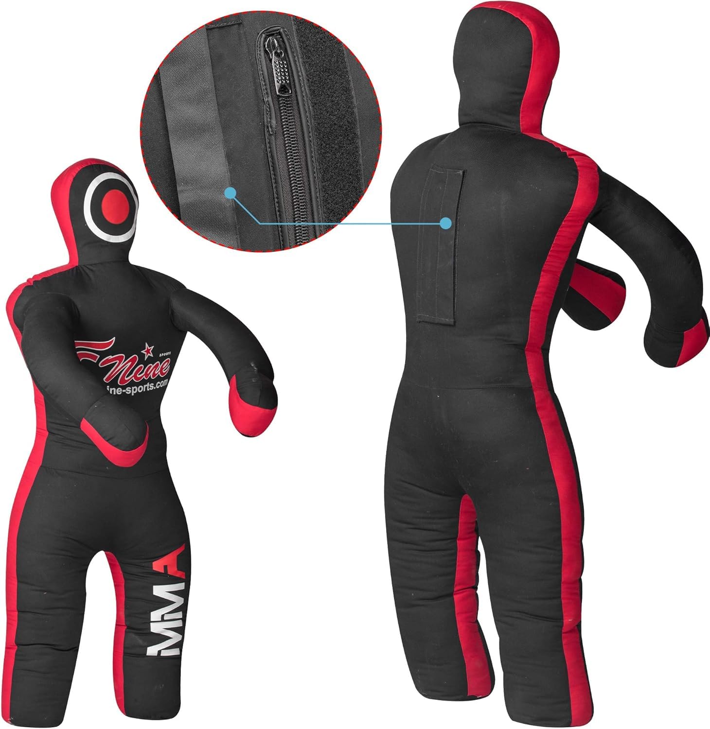 FNine MMA Grappling Dummy, für Judo, Wrestling, Brazilian Jiu Jitsu, Submission und Throwing UNFILLED Canvas Bag