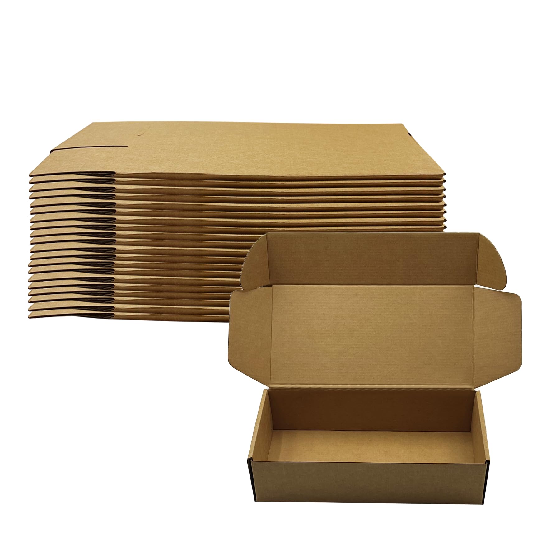 Boîtes d'expédition en carton ondulé marron pour livres cadeaux et emballages petites entreprises
