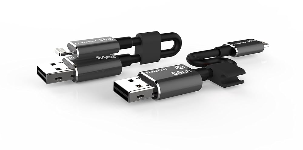 スマホアクセサリー photoFast MemoriesCable GEN3 1m Amazon | Photofast Memories Cable USBメモリー 内蔵 Lightning