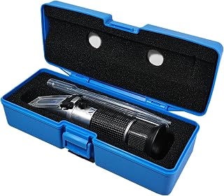 aichose 3-in-1 Antifreeze Coolant Tester Refractometer Fahrenheit: Freezing Point, Concentration & Battery Acid SG