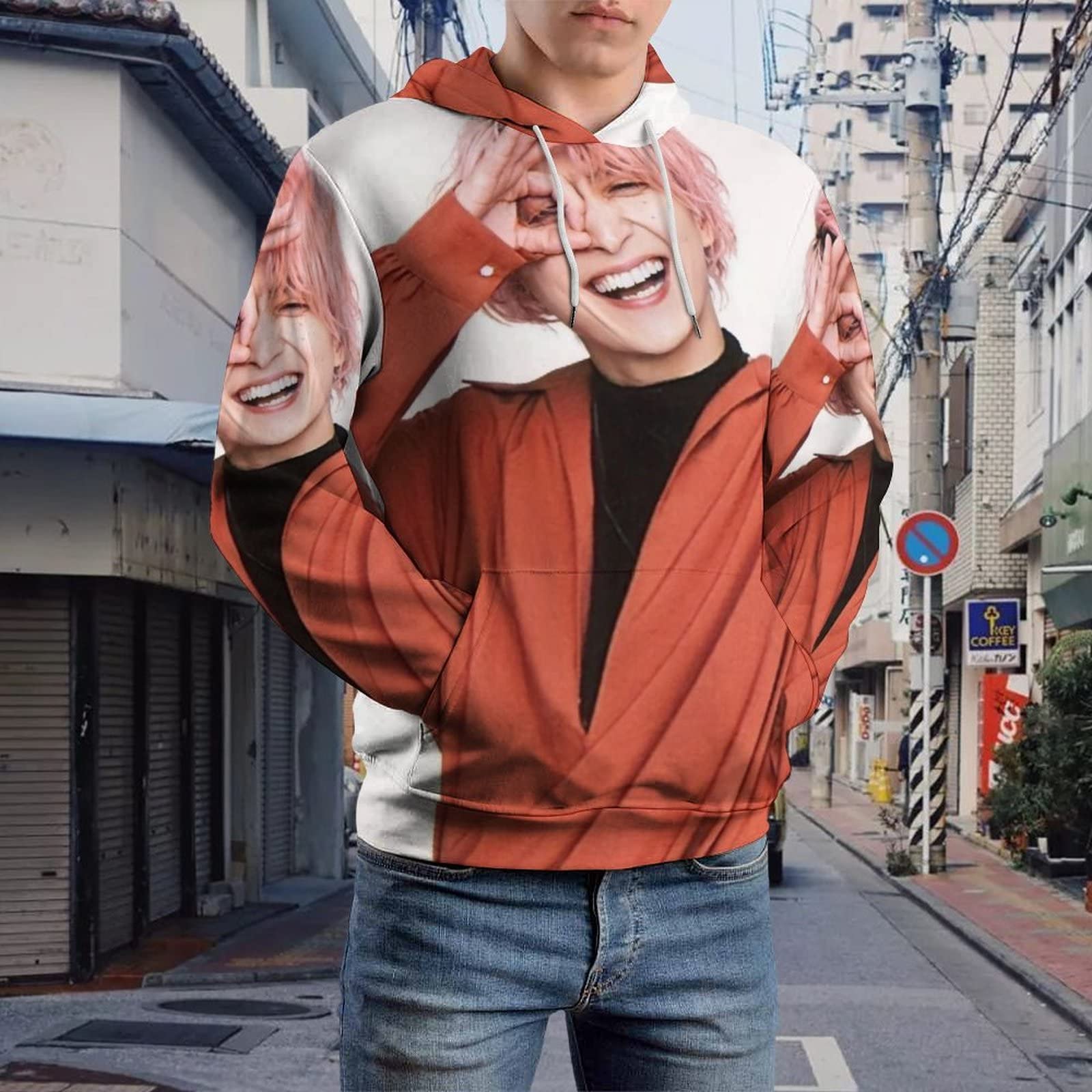 RAYS Man フード付きパーカー&ヘアバンド佐久間大介 Amazon.co.jp: 佐久間大介 パーカー メンズ 長袖 シンプル オシャレ