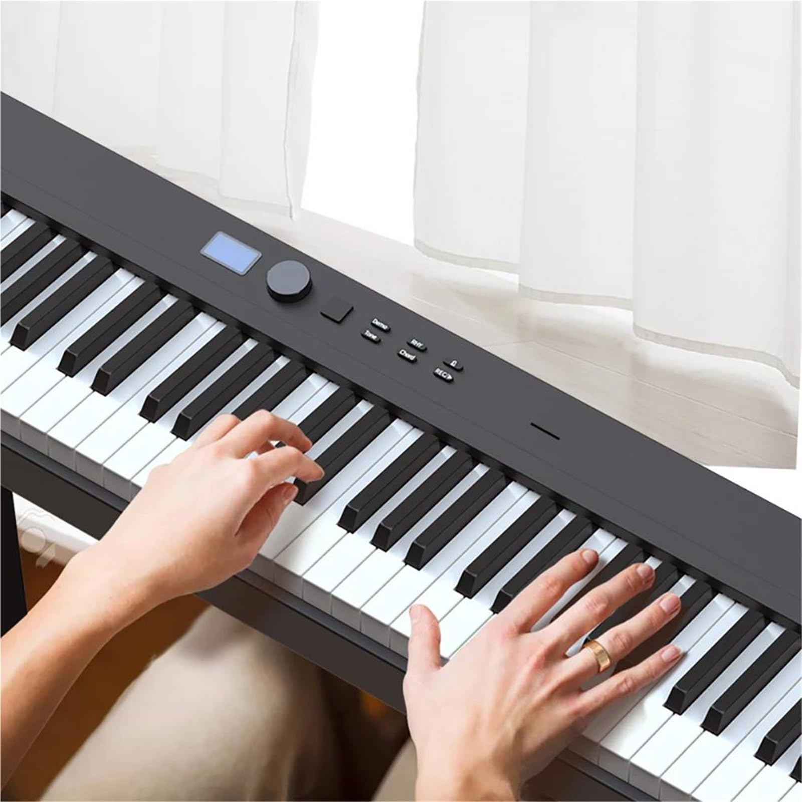 Tastiera Elettronica Professionale Tastiera Per Pianoforte Elettrico A 88 Tasti Acustica Completamente Pesata Tastiera Per Pianoforte Elettronico Digitale A 88 Tasti