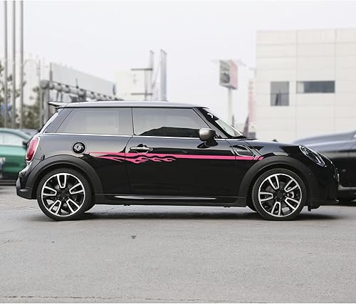 Miniatura 4 de Calcomanías gráficas de rayas laterales para automóvil, deportes y carreras, BI018, vinilo universal, calcomanías de rayas modificadas, decoración