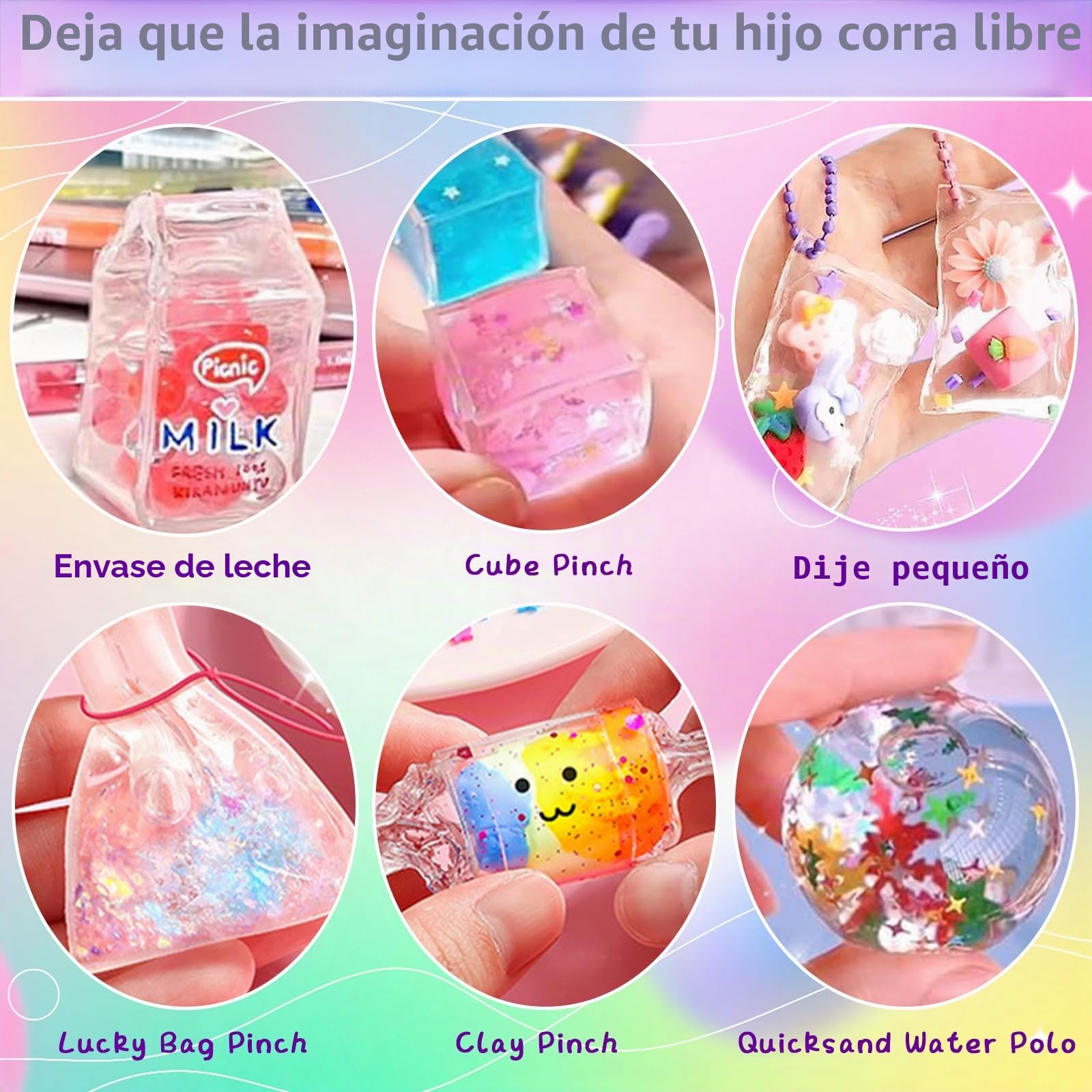 Nano Tape Bubble Kit para niños – 67 piezas DIY Squishy Juguetes Super Elásticos para Aliviar el Estrés y Diversión Fidget Toys y Party Favors