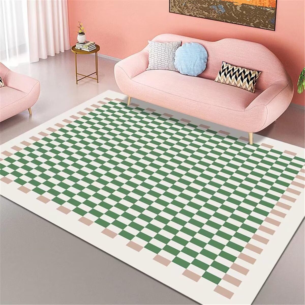 Tapis de chambre à coucher lavable pour éliminer les taches facilement