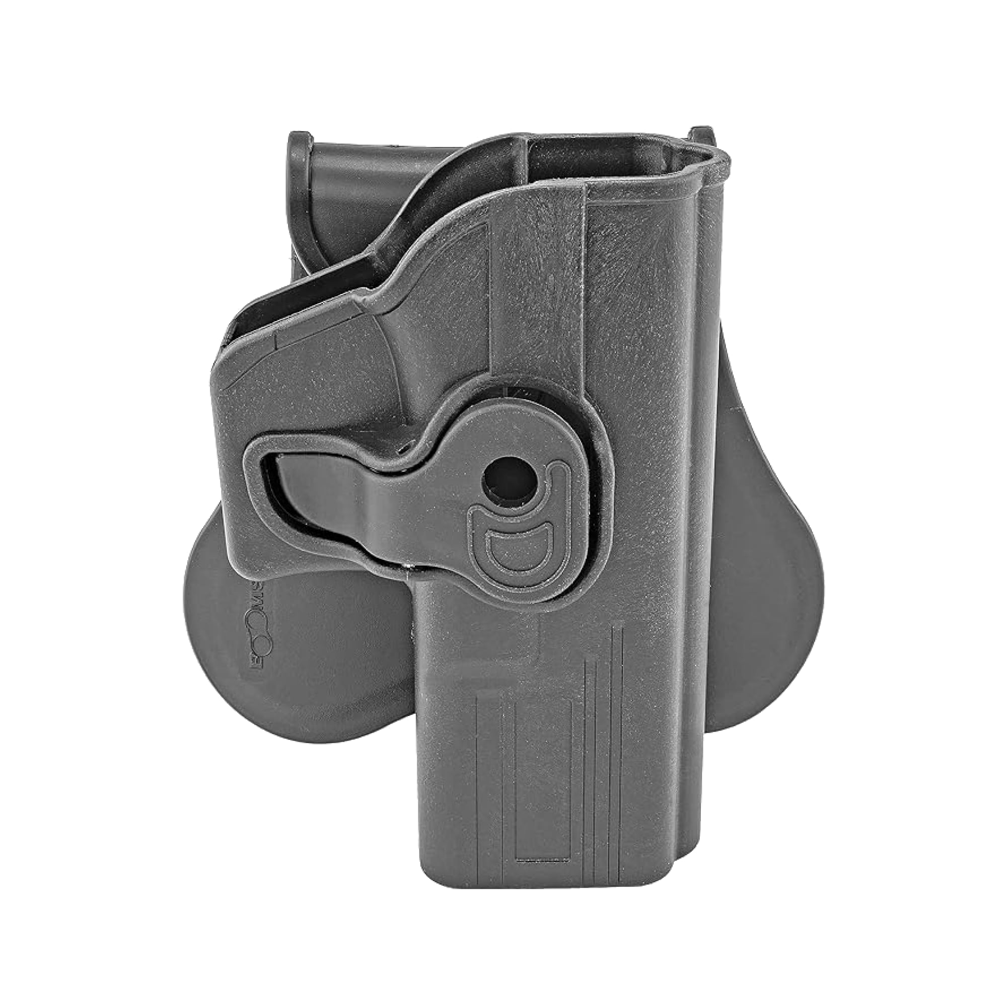 Glock Swivel Paddle Holster – Tactical Right-Hand Quick Draw, 360° Adjustable, Fits Glock Models 17, 22, 23, 31, 32, 34, 35, Lightweight, Black