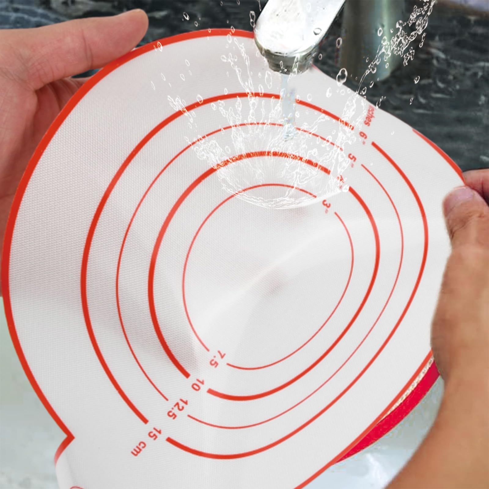 Pmueuff Silikon Backmatten - 2 Stück Rund Für Brotbacken & Backofen