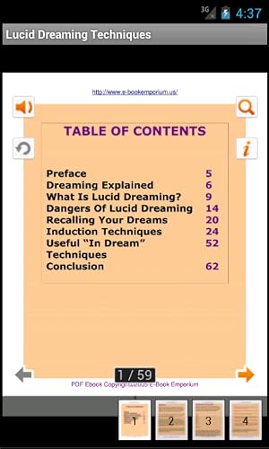 Inspirational book - Lucid Dreaming Techniques – vue 3