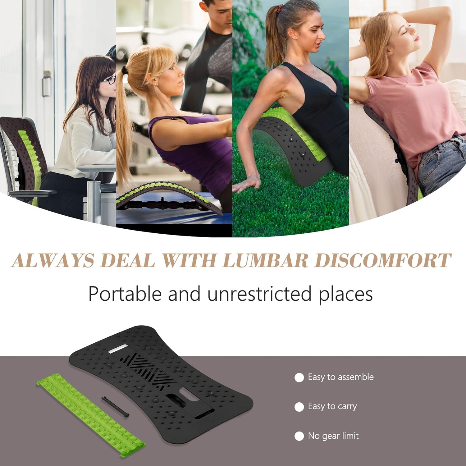 Buy Back Cracker, Back Popper, Back Cracking Device, Spine Board with Free Adjustment, Back