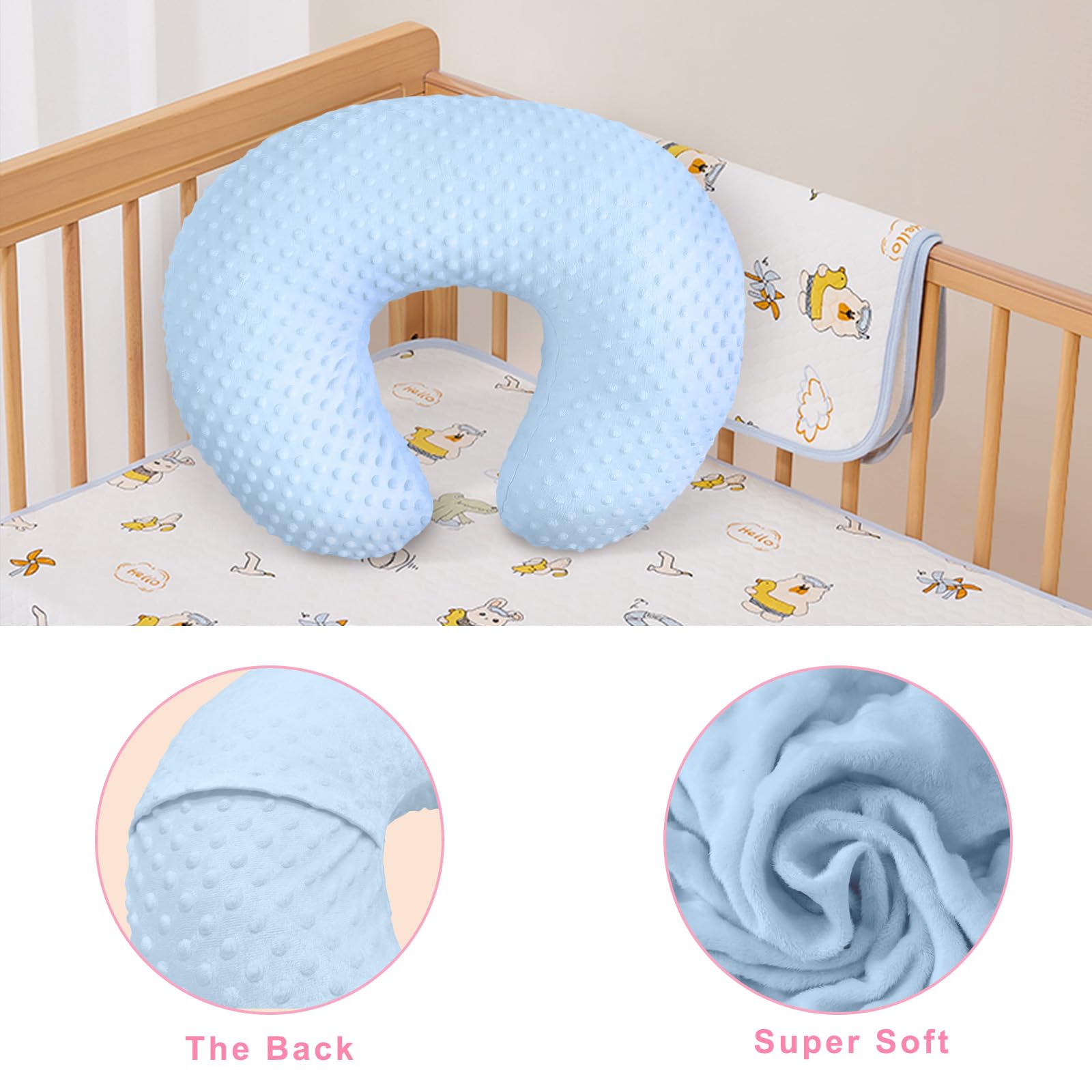 Guerity Nursing Pillow Cover for Breastfeeding Baby Feeding Pillowcase, Infant Feeding Support Pillow Cover - Image 3
