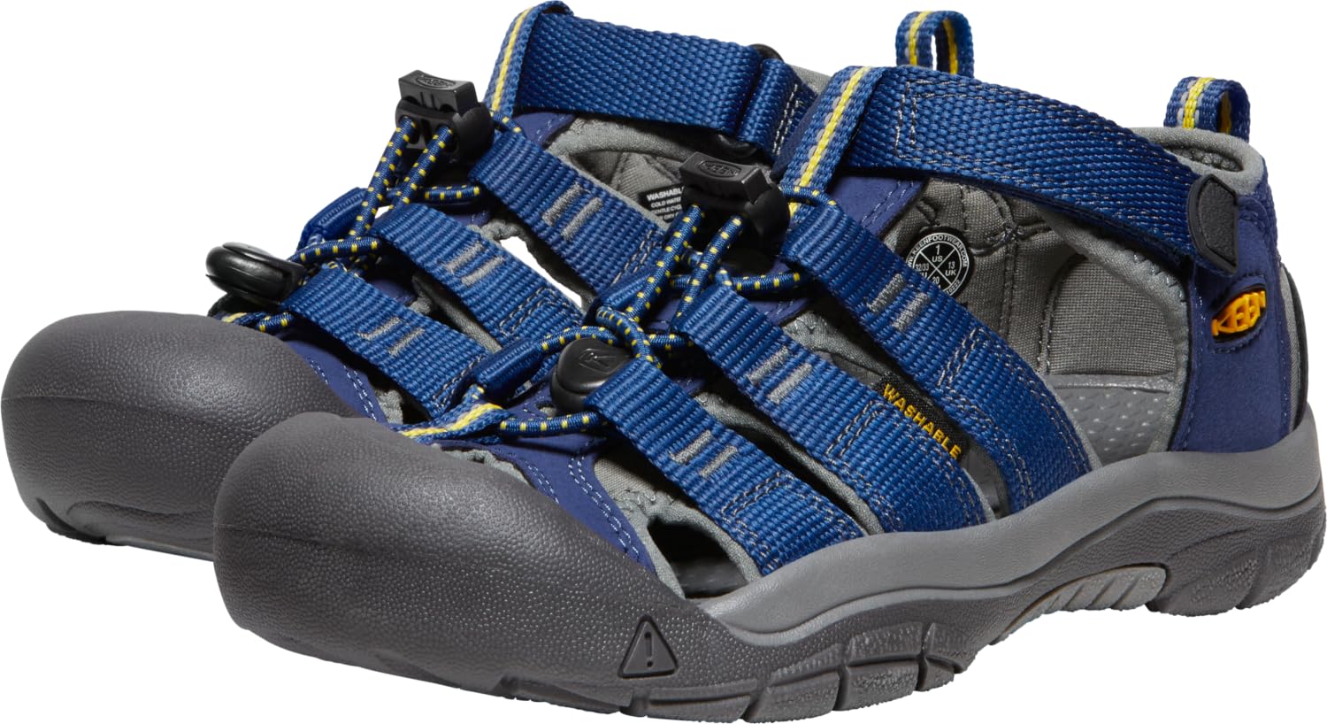 KEEN Unisex Kinder NEWPORT H2 Sandale BLAUE TIEFEN/GARGOYLE 35