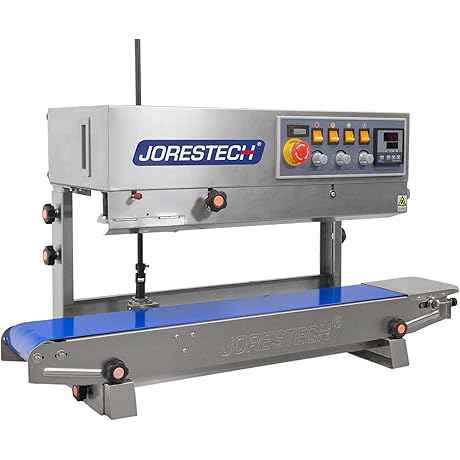 JORESTECH Continuous Plastic Bag Heat Band Sealer