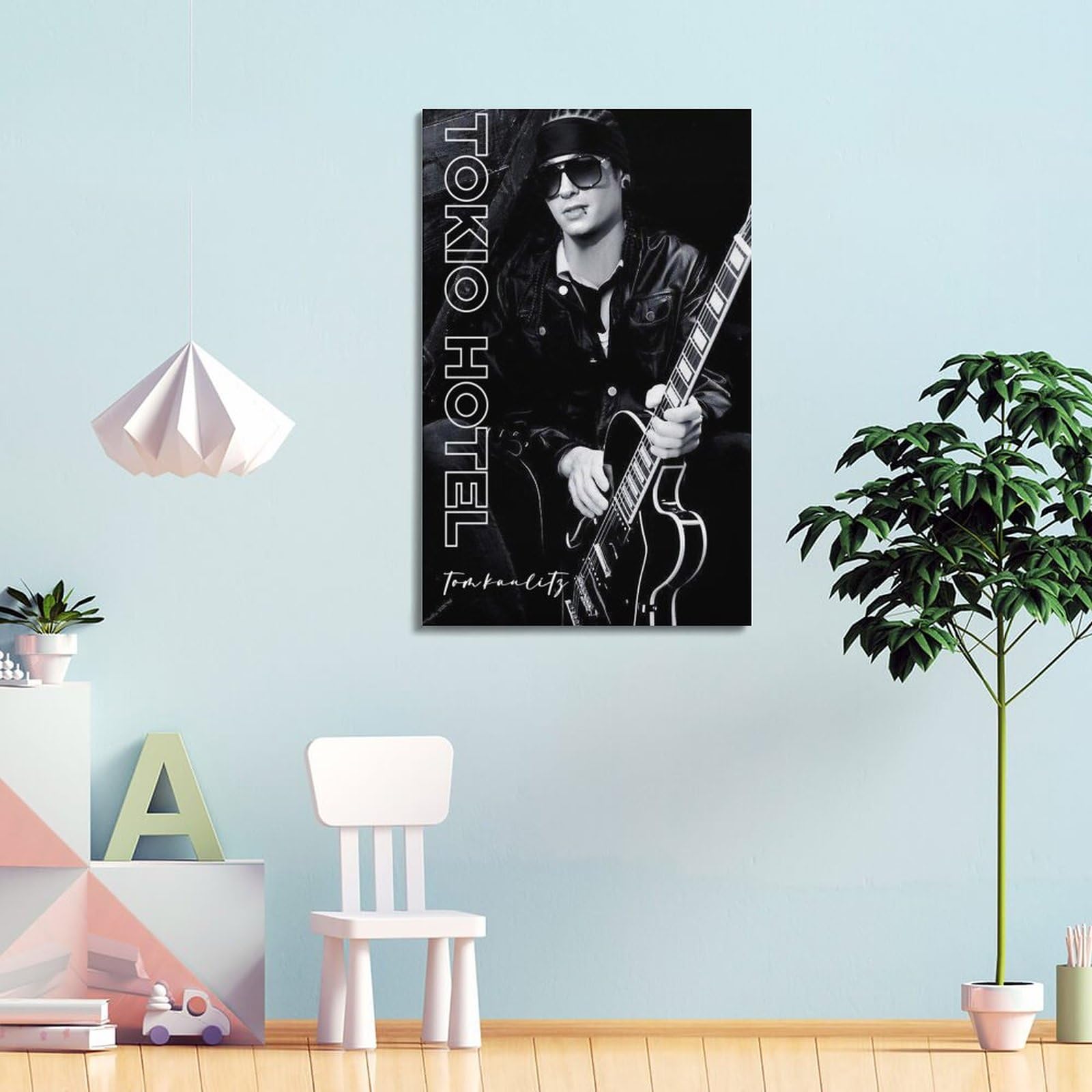 MuchoWow® Glasschilderij 20x30 cm - Schilderij acrylglas - Een hangende