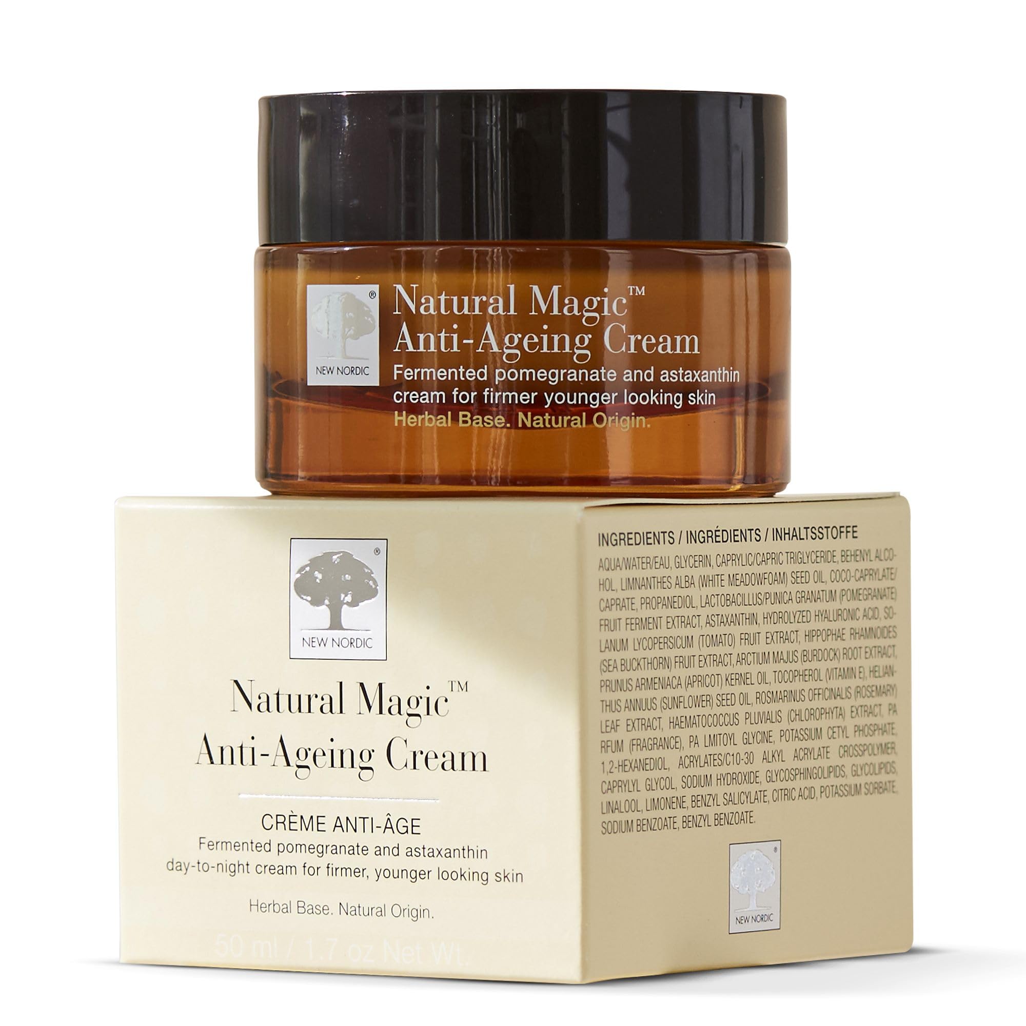New Nordic Natural Magic Anti Aging Cream 50ml - Improve Skin Firmness and Elegance - Anti Aging Face Cream For Women and Men