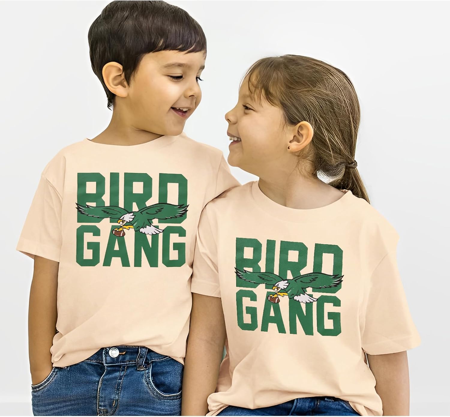 KEKEMI Toddler Boy Girls Football Ballgame Shirts Sundays for The Birds T-Shirt Game Day Outfit Sport Tees Football Fan Tops - Image 4