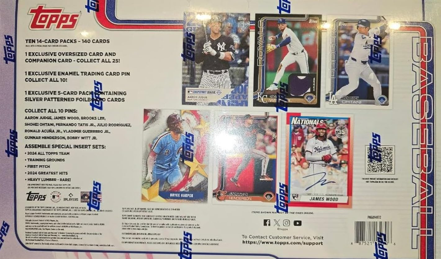 Amazon.com: 2025 Topps Series 1 Baseball Sealed Super Box