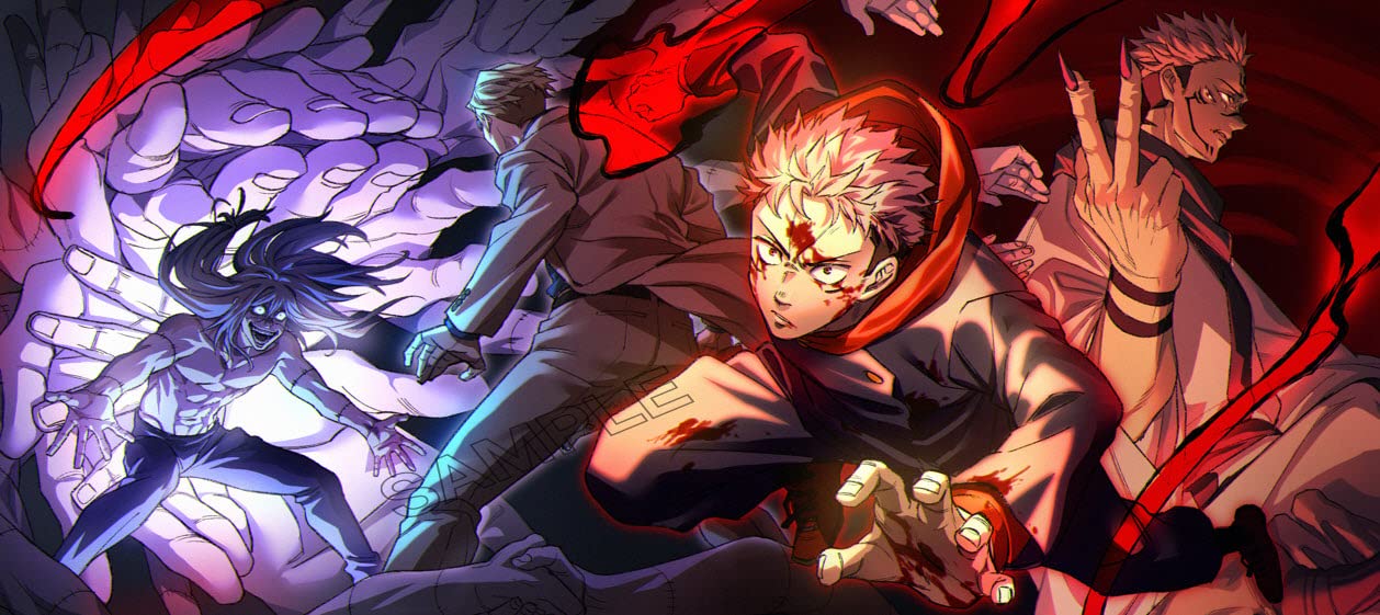 Jujutsu Kaisen Poster Anime Manga Photo Wall Art Picture Poster A4…