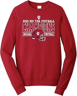 Premium 2025 Indiana Hoosiers Big 10 Football Champs Sweatshirt