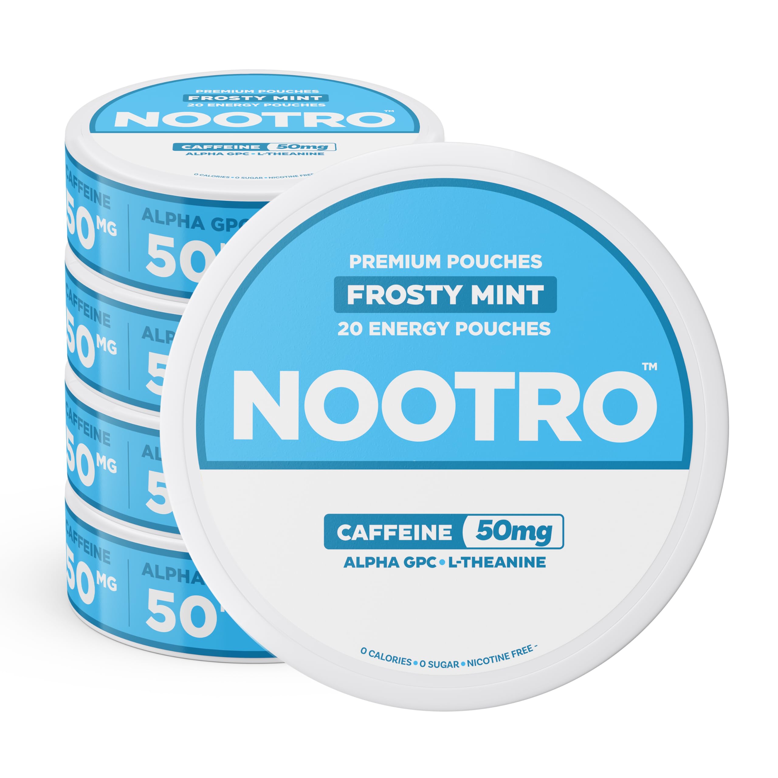Amazon.com : Nootro Caffeine Nootropic Pouches (Frosty Mint