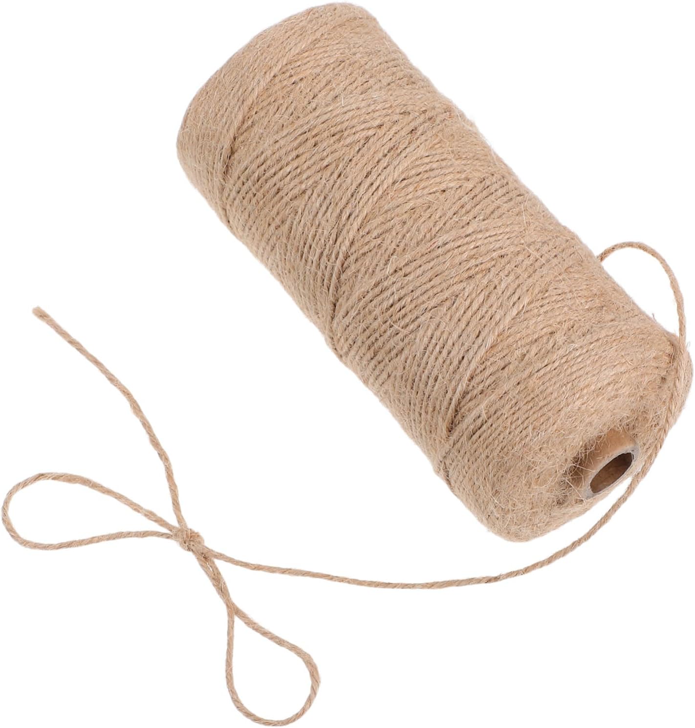 STOBOK Natural Jute Twine String Craft Twine Rope for Wrapping Gardening Holiday DIY Craft String