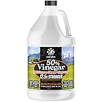 Calyptus 50% Pure Concentrated Vinegar | Maximum-Performance (12.5X) Power | Technical Grade | Dilutes Easily to 5% Acidity (1.5 Cups per Gallon) | Home and Outdoor Cleaning Concentrate | 1 Gallon
