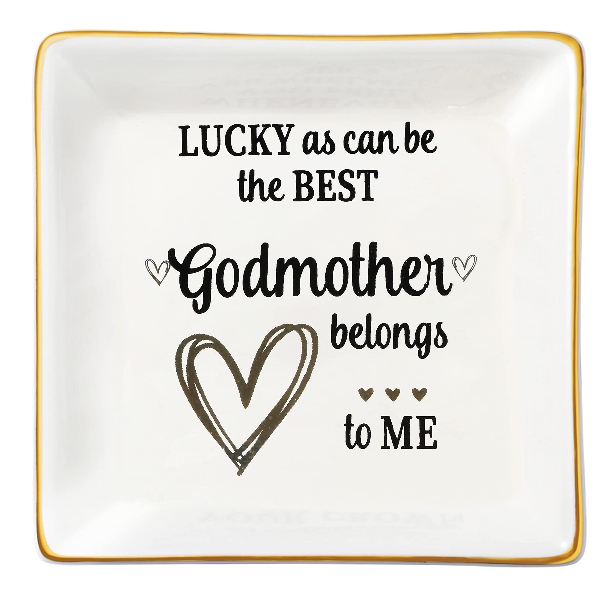 Amazon.com: JoycuFF Mother's Day Gifts for Godmother Trinket Dish Tray  Birthday Thanksgiving Day Christmas Gifts for Godmother from Godchildren  the Best Godmother Belongs to Me : Clothing, Shoes & Jewelry