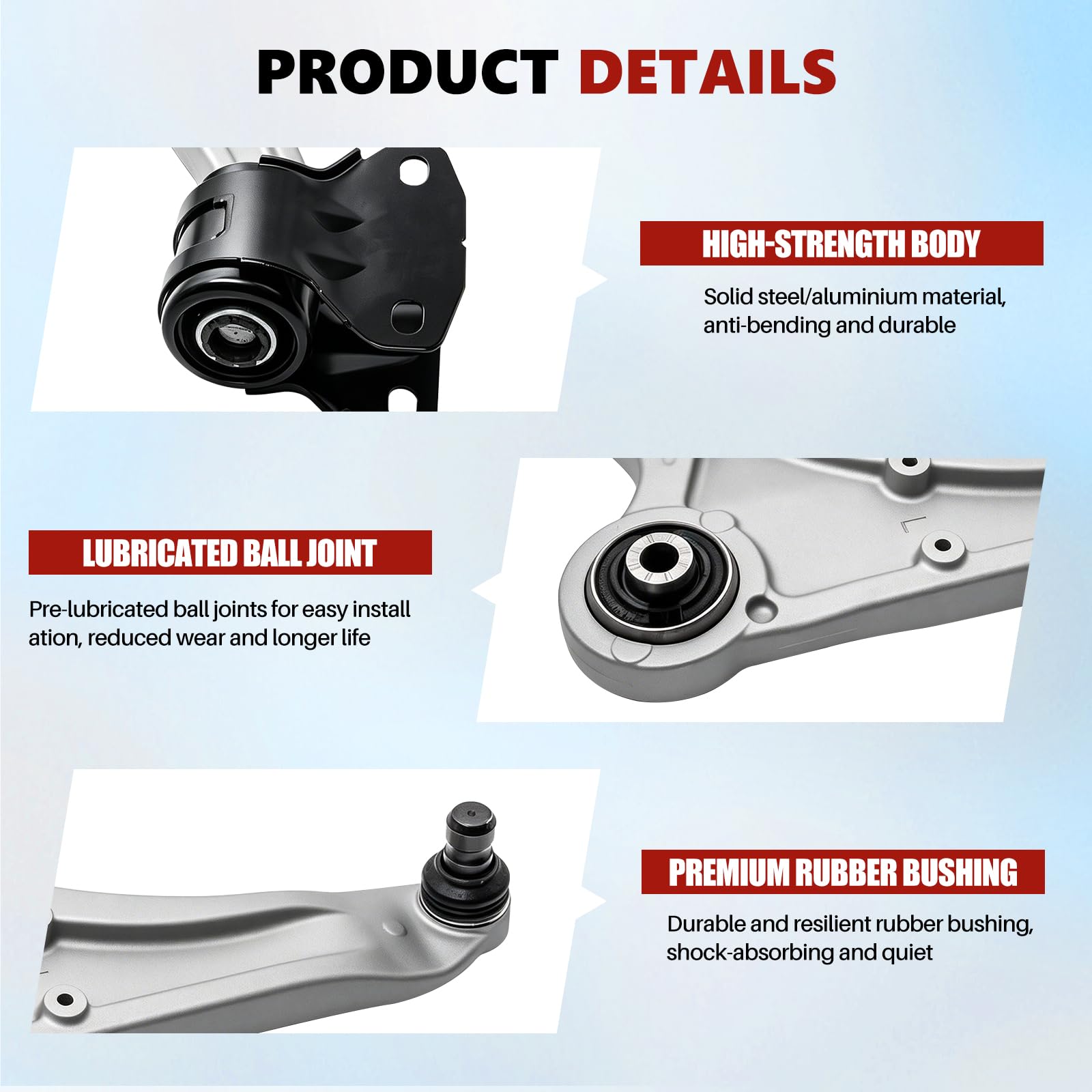 Amazon.com: Front Lower Control Arm 2pc fits for Ford Fusion