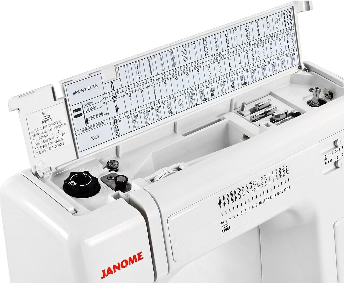 Buy Janome HD3000 Heavy Duty Sewing Machine w/Hard Case + 1/4 Seam Foot