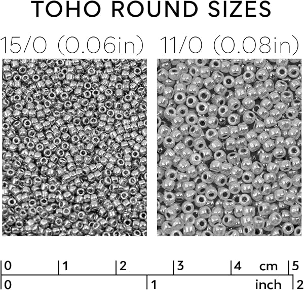 10g TOHO Seed Beads 8/0, Small Japan rocailles, #PF557 Gold Permanent Finish Starlight - 3